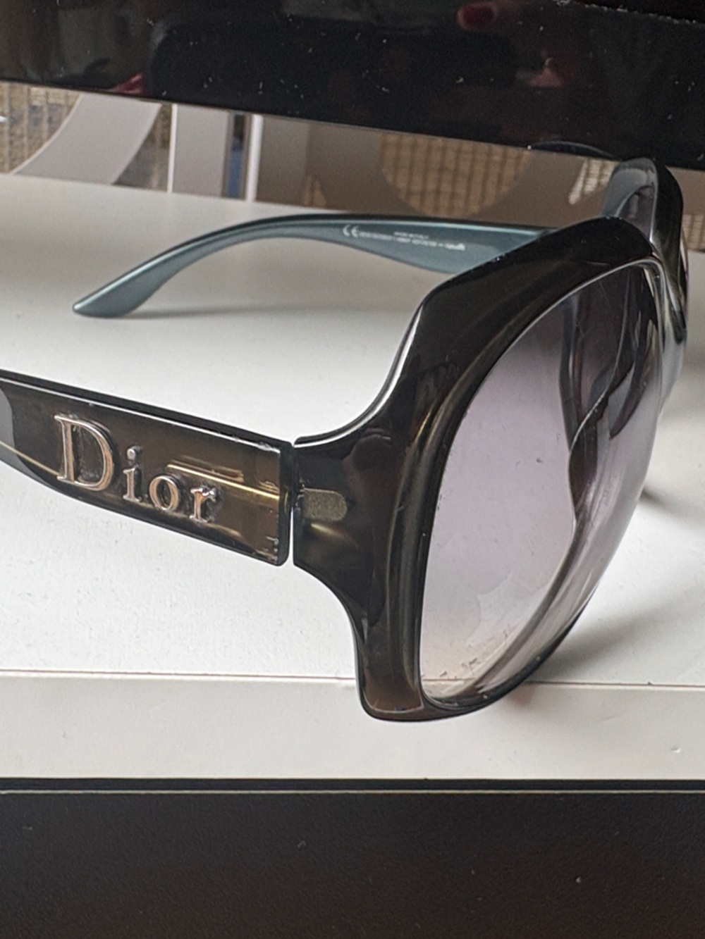 Dior Black Oversized Women's Sunglasses